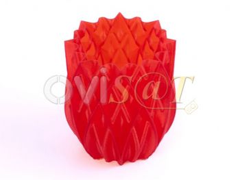 Bobina SMARTFIL PLA CRYSTAL 1.75MM 750GR RED para impresora 3D